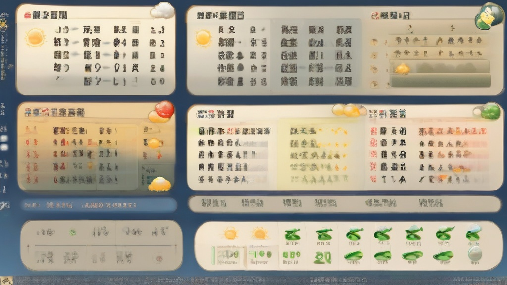 冰雹、寒潮与晴天：解码天气预报中的气象密码